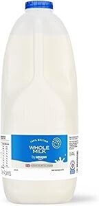 Amazon Whole Milk, 4 Pints, 1.892 l (Pack of 1)