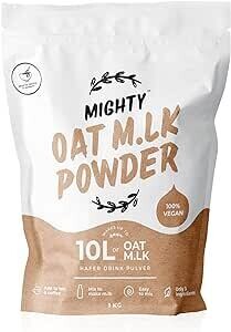 MIGHTY Oat Milk Powder, (1KG Bag, Makes 10L of Oat M.lk),