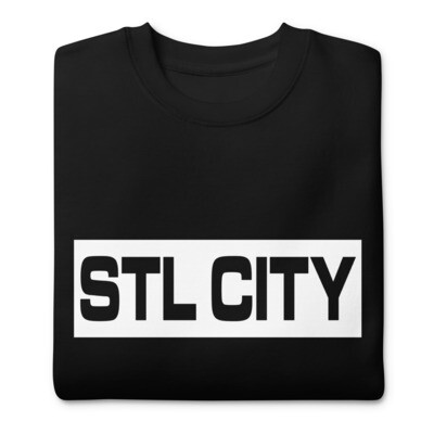 STL CITY Black Unisex Premium Sweatshirt