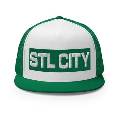 STL CITY Green Trucker Cap