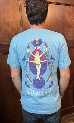 Hoku Graphic T-shirt - Ocean Blue