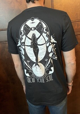 Hoku Graphic T-shirt - Black/white