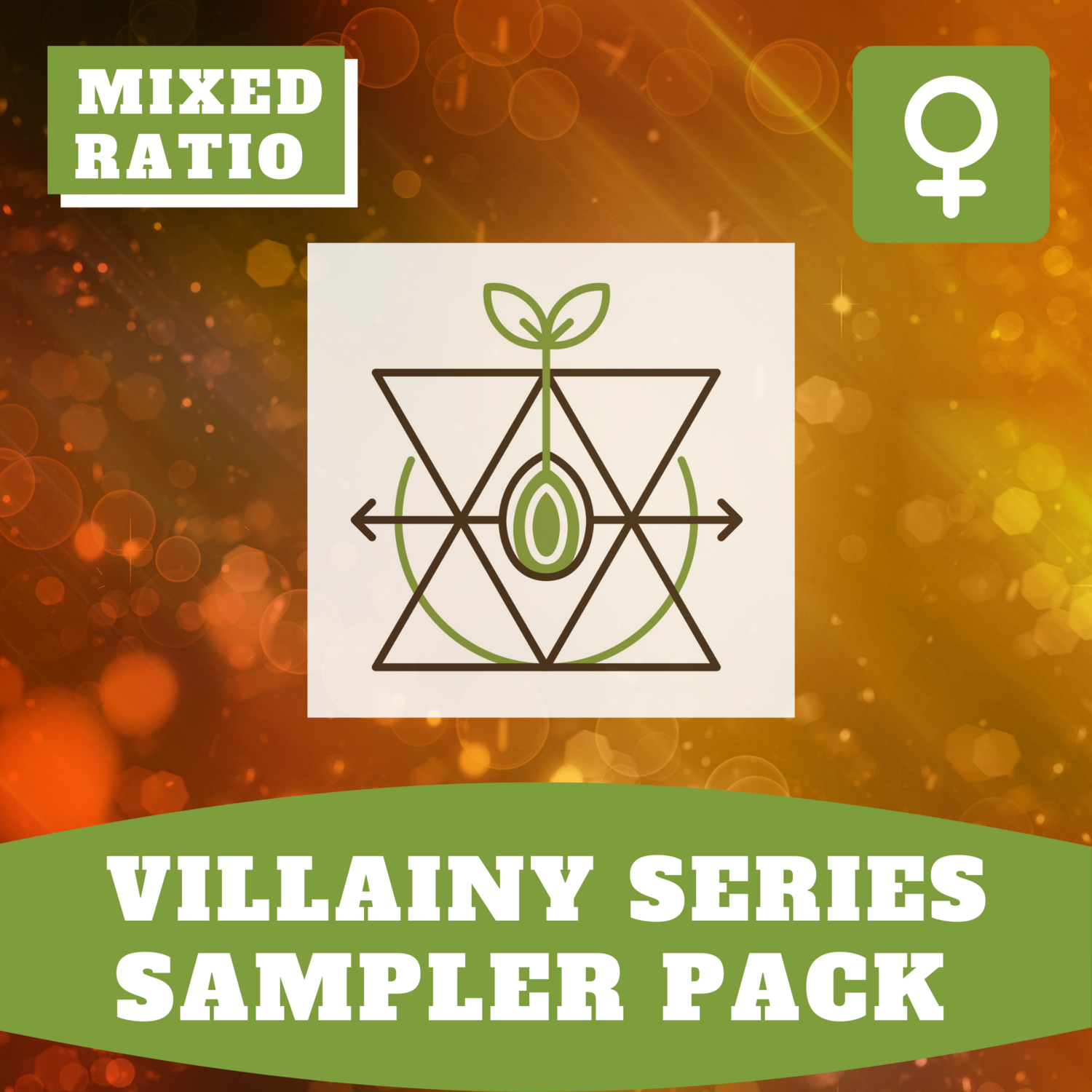 Villainy Sampler Pack - You Pick 3 Strains - 5 Seeds Each** Villainy Sampler Pack - You Pick 3 Strains - 5 Seeds Each**