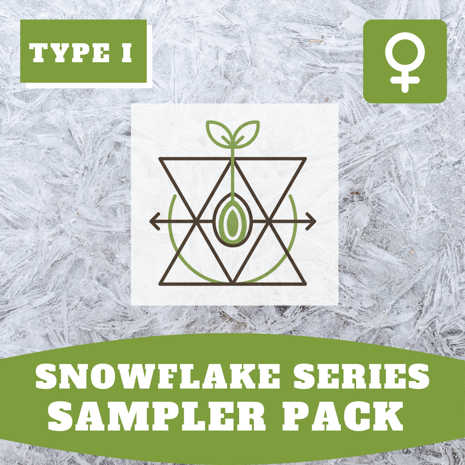 **Snowflake Series Sampler Pack - You Pick 3 Strains - 5 Seeds Each** **Snowflake Series Sampler Pack - You Pick 3 Strains - 5 Seeds Each**