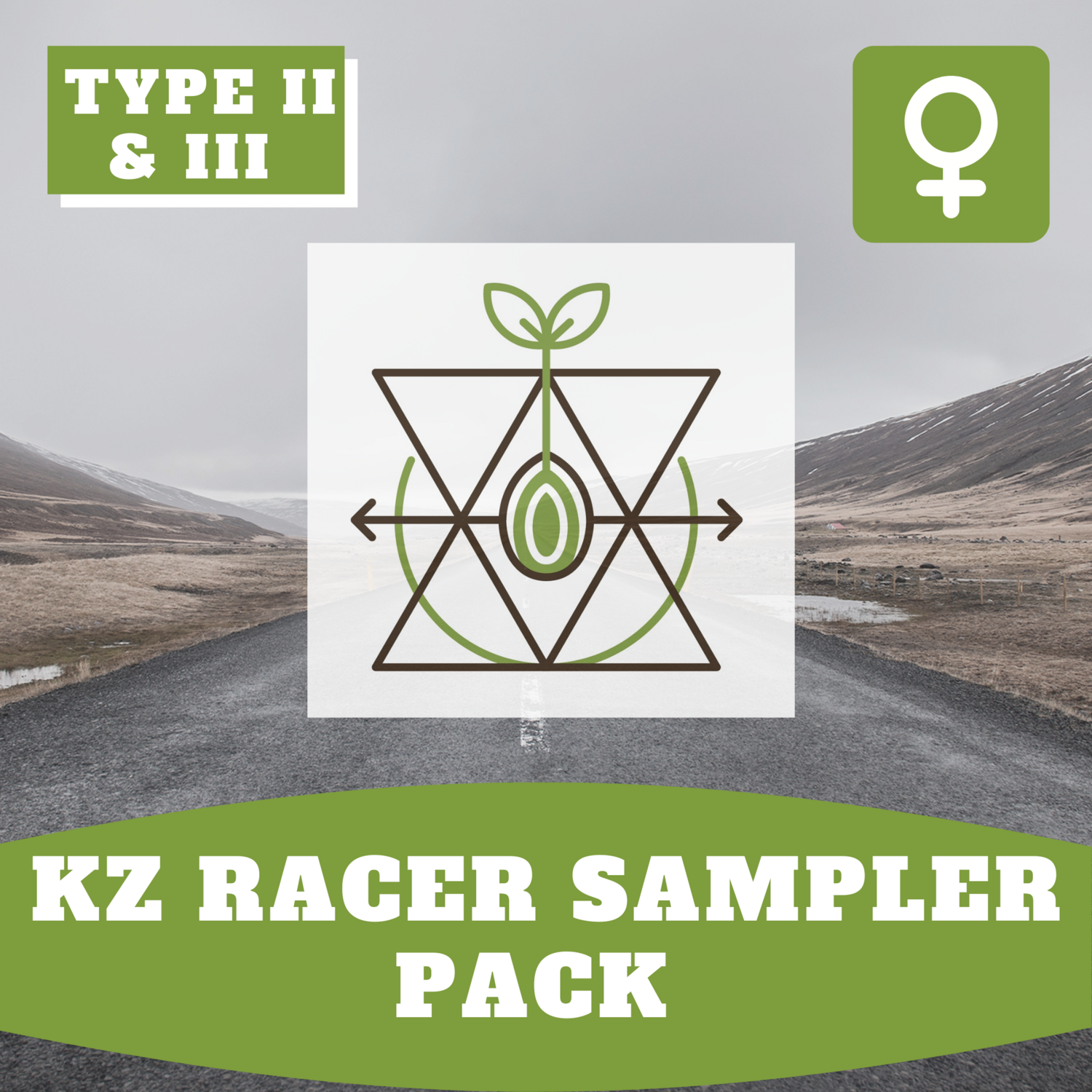 **KZ Racer Series Sampler Pack - You Pick 3 Strains - 10 Seeds Each**