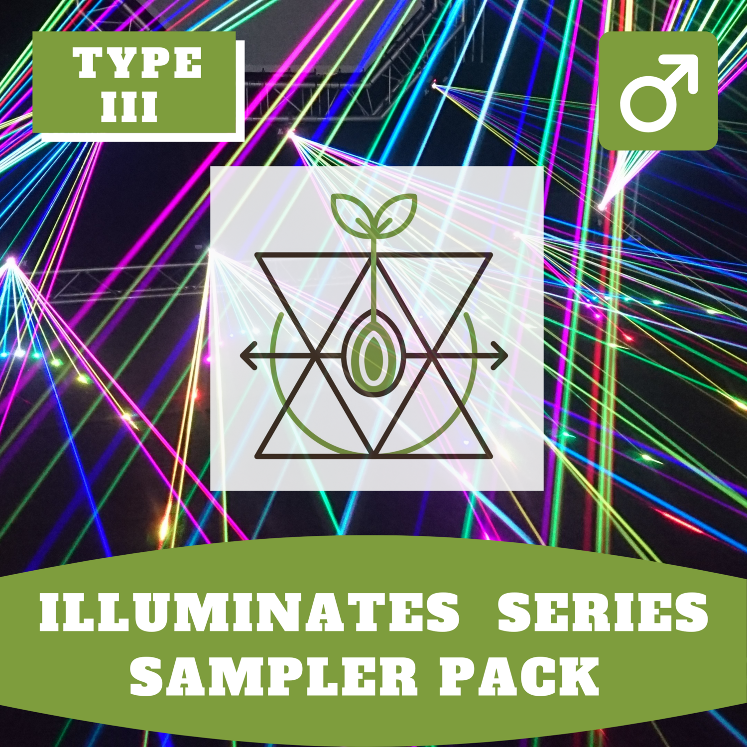 **Illuminatus Series Sampler Pack - You Pick 3 Strains - 10 Seeds Each** **Illuminatus Series Sampler Pack - You Pick 3 Strains - 10 Seeds Each**