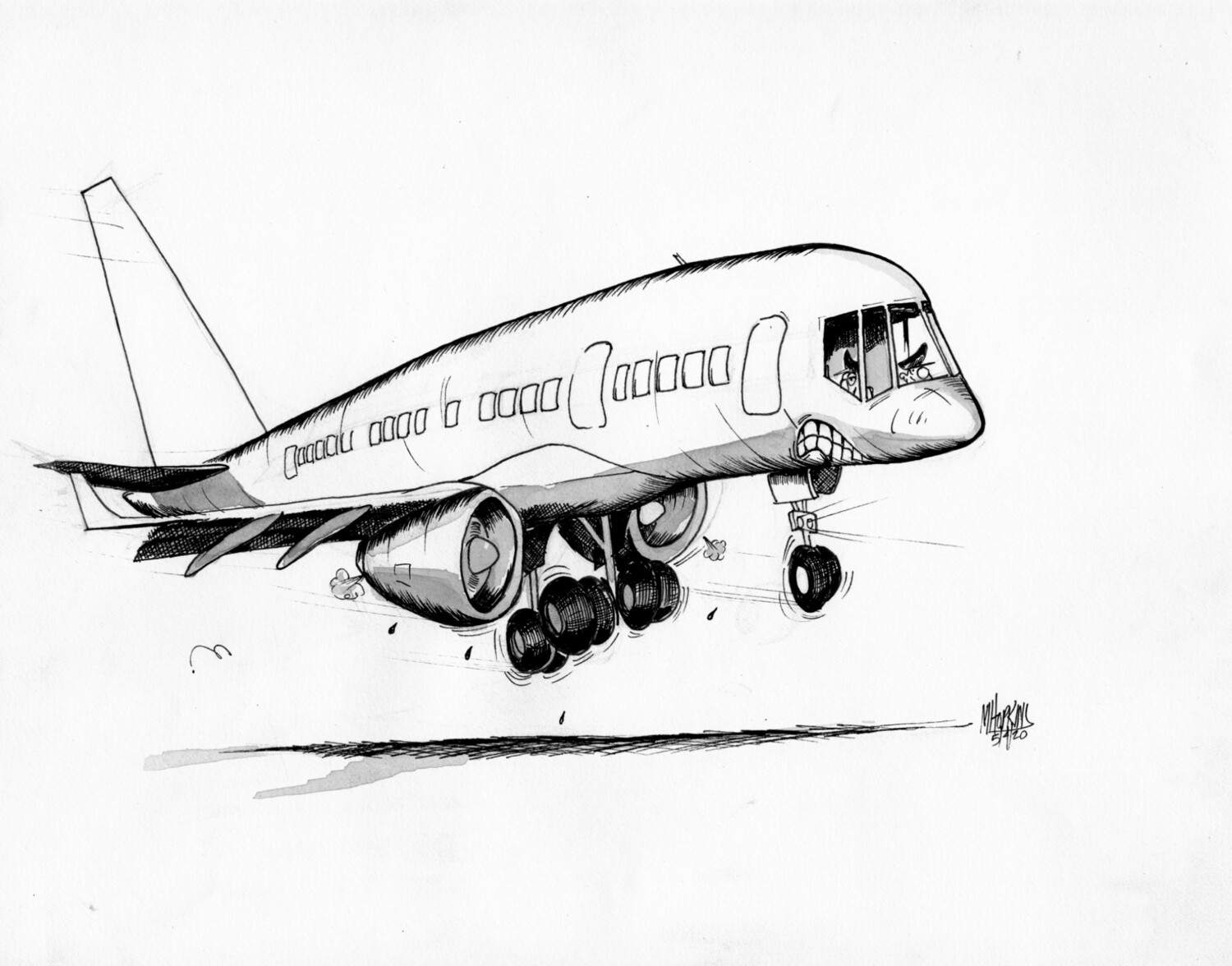 Boeing 757 - Limited Edition Giclée Prints from $50.00 to $200.00
