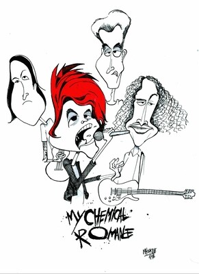 My Chemical Romance - Limited Edition Signed Giclée Prints From $75 to $100