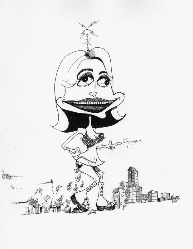 Sabrina Carpenter - 11" x 14" Original Drawing Michael Hopkins