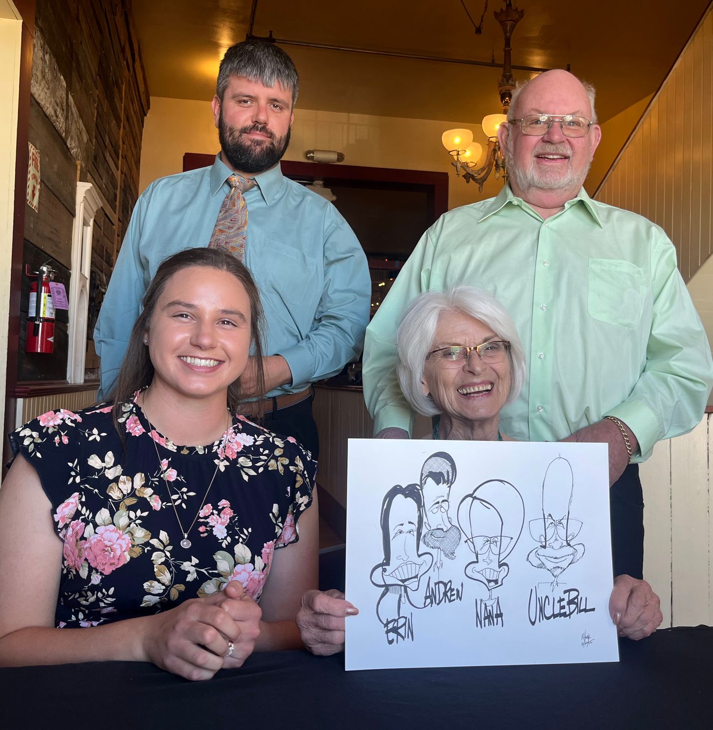 See Yourself as a Cartoon Caricature - 4 People