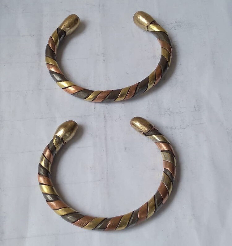 Vintage Twisted Copper brass bracelet, mens cuff bracelet, boyfriend gift, copper bracelet, mothers day gift, mens jewelry