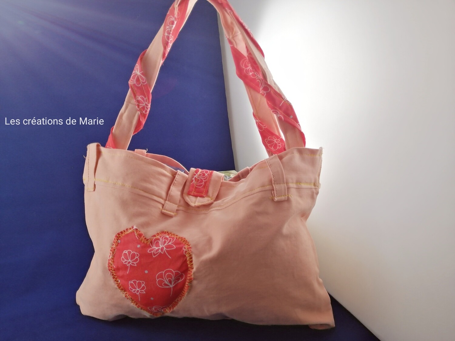 Sac rose cœur