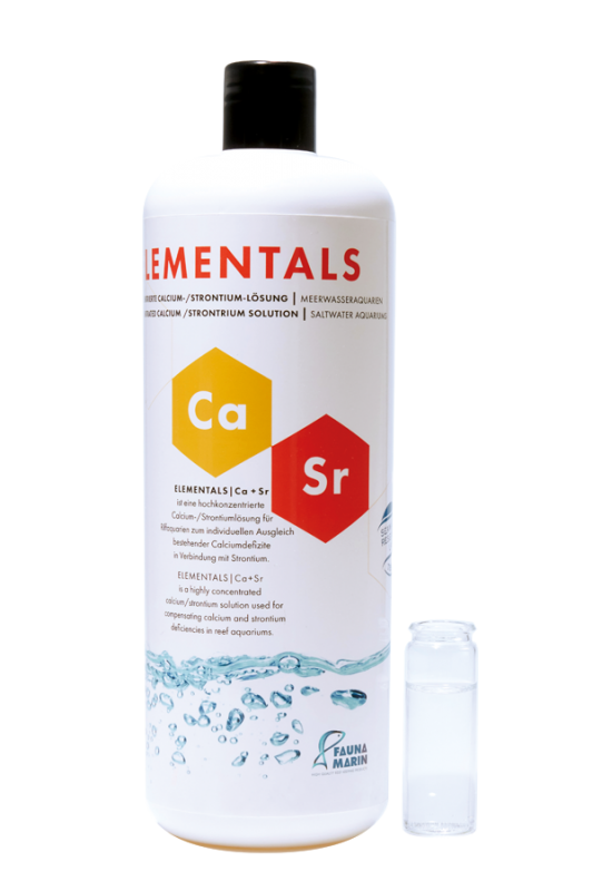 Fauna Marin ELEMENTALS CA+SR 1000ml concentrated calcium and strontium solution for marine aquaria