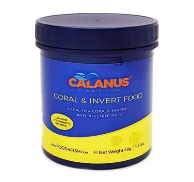 Calanus Coral and Invert Food 40g tub Calanus Coral and Invert Food 40g tub
