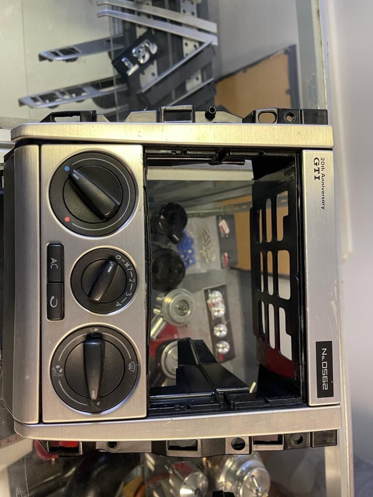 Aluminum Brushed Radio Cage Trim - 20th Ae Edition 