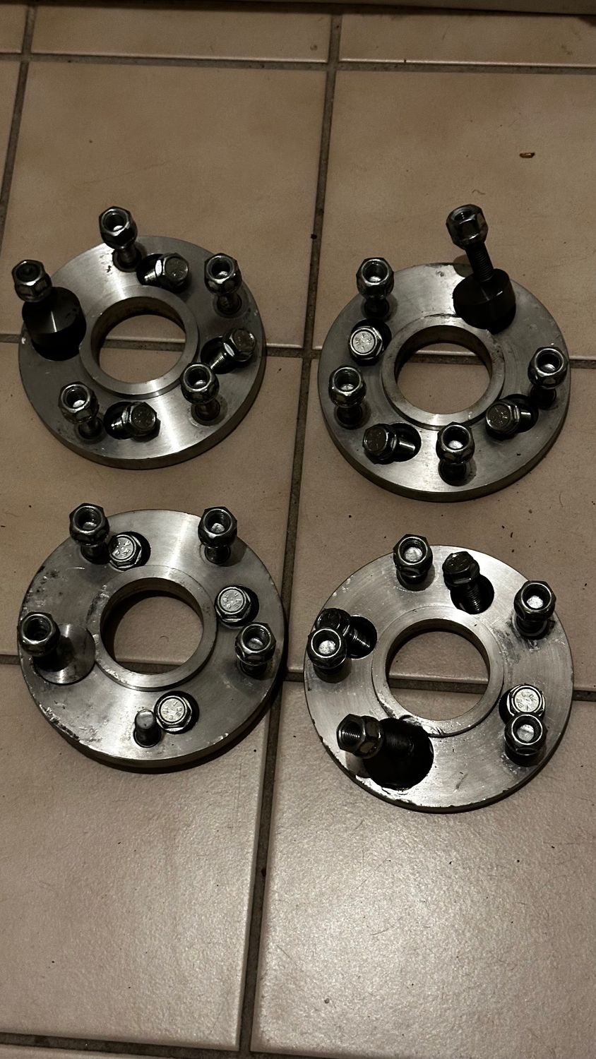 MK1, MK2, MK3 Adapters 4x100 to 5x114.3  Set of four.