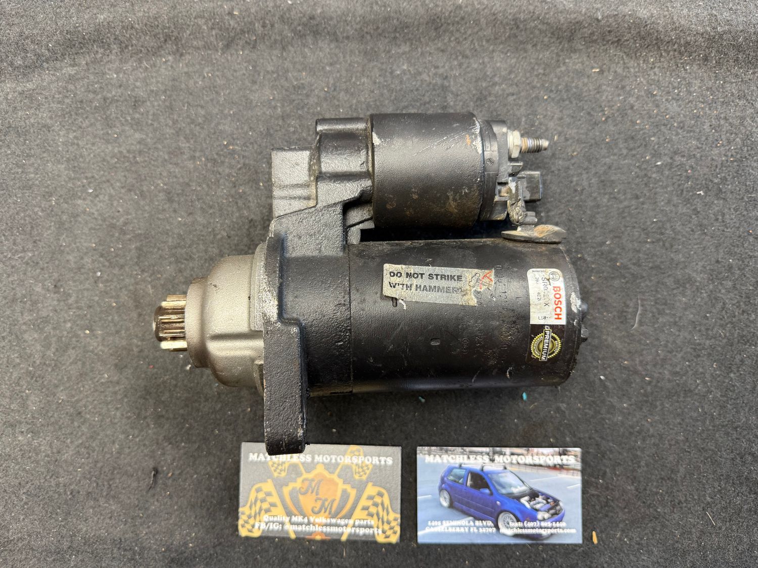 02J Five speed starter for a 4-cylinder transmission