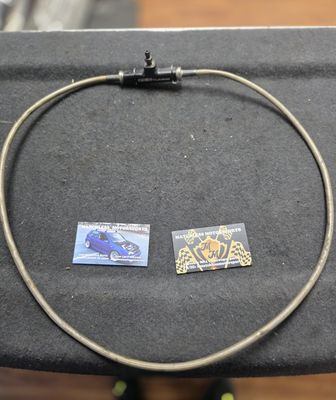 1999-2005 MK4 Volkswagen 6 Speed ECS Tunning Transmission Bleeder valve and braided clutch line