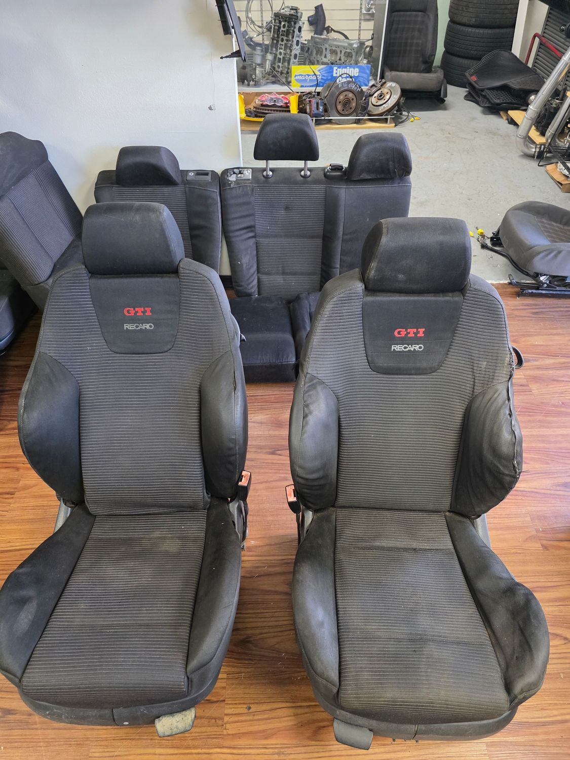 GTI RECARO 20th Anniversary full set of seats 