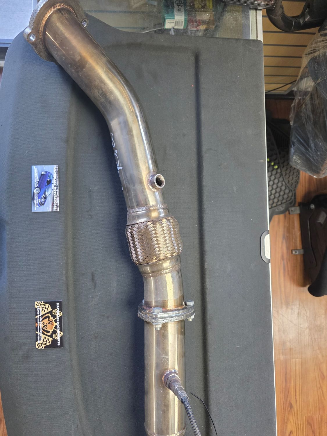 3 inch 1.8 downpipe for golf or jetta MK4 3 inch 1.8 downpipe for golf or jetta MK4