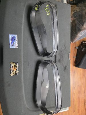 MK4 golf headlight glass lenses with black housing