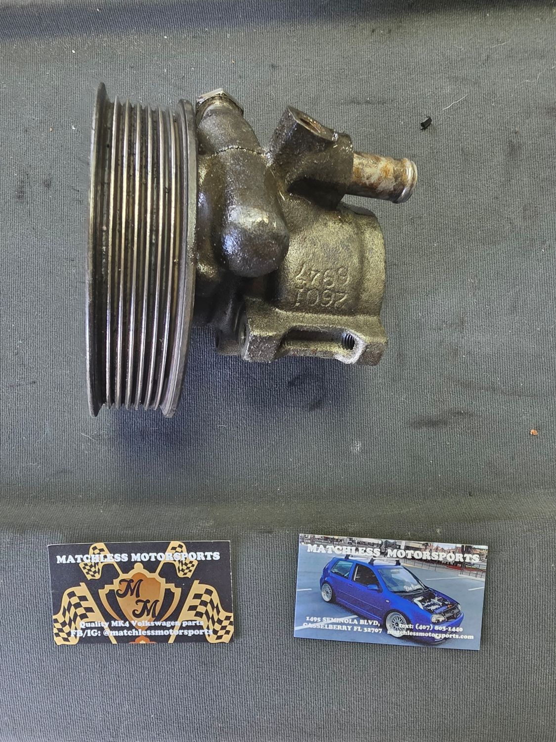 Mk4 VR6 12V power steering pump