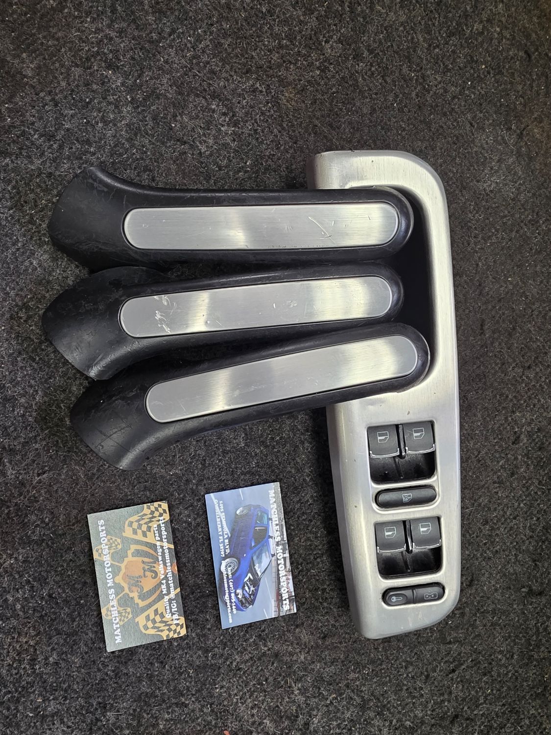 Brush aluminum handles MK4 Jetta or Golf 4 door Brush aluminum handles MK4 Jetta or Golf 4 door