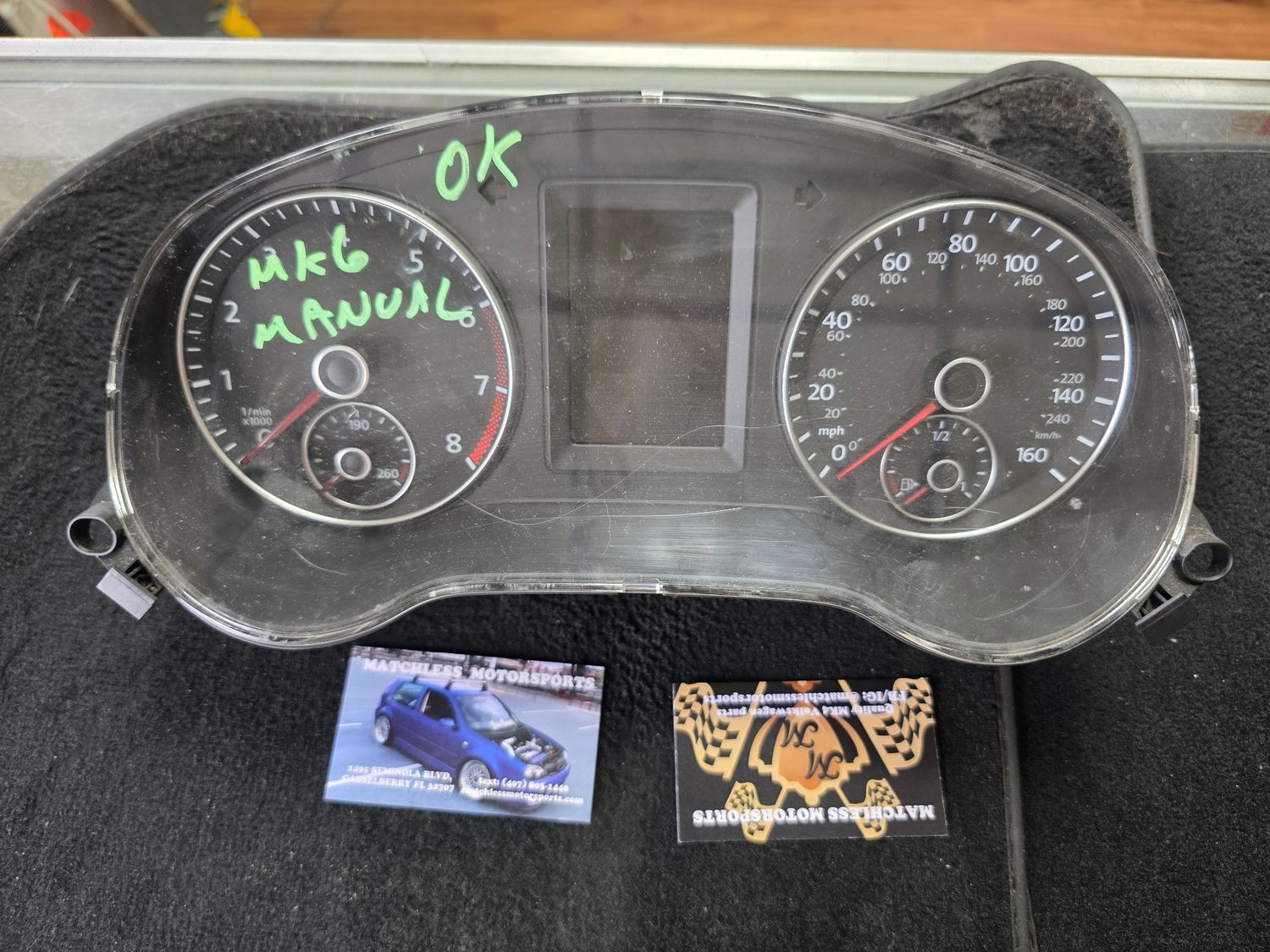 MK6 GLI cluster MK6 GLI cluster