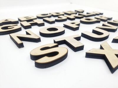 Laser Cut Custom Wooden Letters