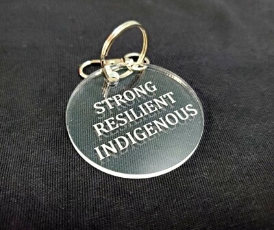 Strong Resilient Indigenous keychain