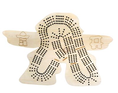 Inuksuk Cribbage Board