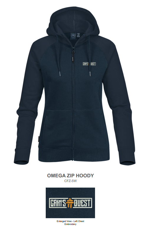 Cain's Quest Omega Zip Hoodie Women's