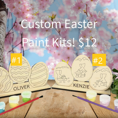 Custom Easter Paint Kits
