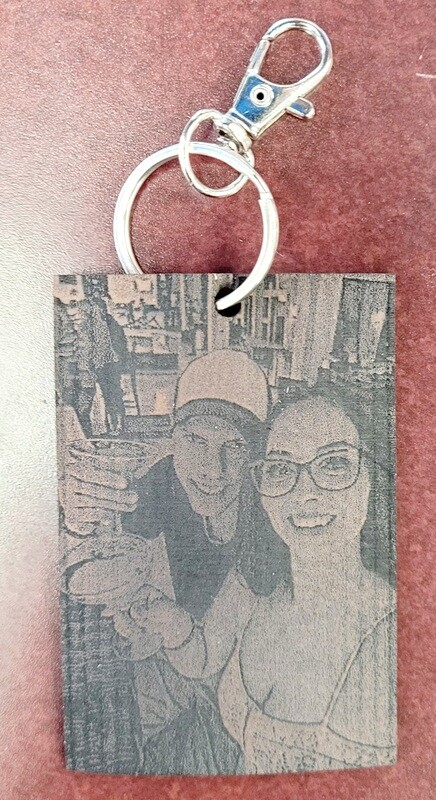 Leather Picture Keychain