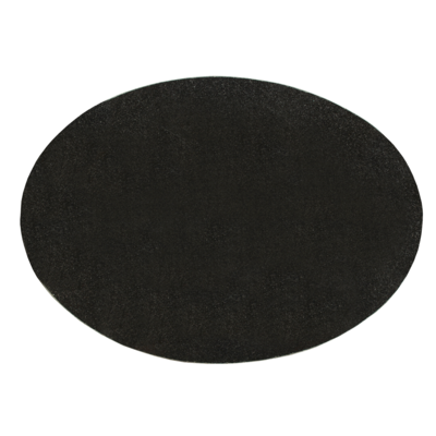 Jet Black Granite Oval Plaque 13.5″ x 9.5″ x 3/8″ Thick