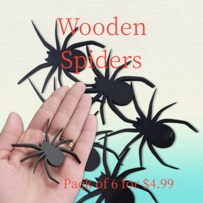 Wooden Spiders