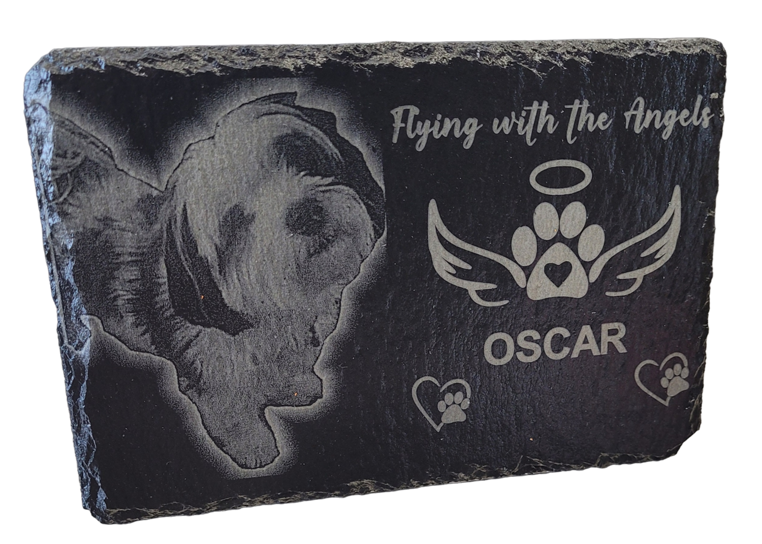 5&quot;x7&quot; Rectangle Custom Slate