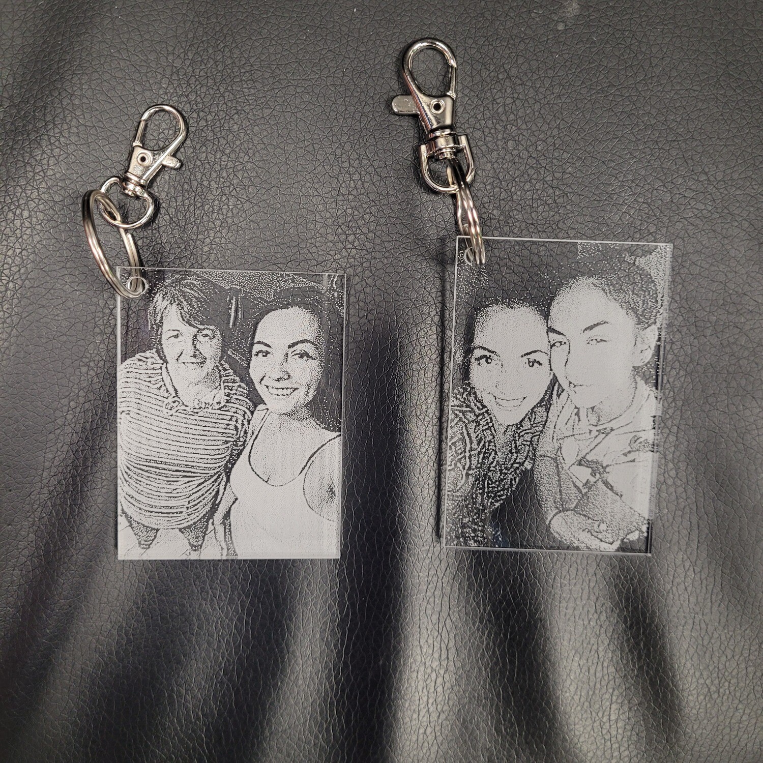 Photo Keychains laser engraved arcrylic