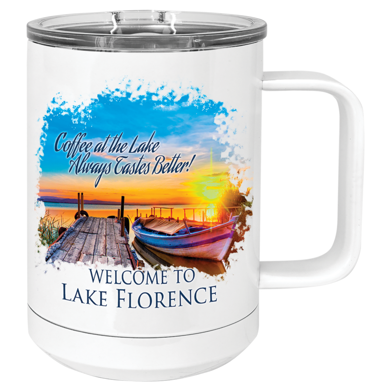 15oz Custom Polar Camel Vacuum Insulated Mug w/Slider Lid