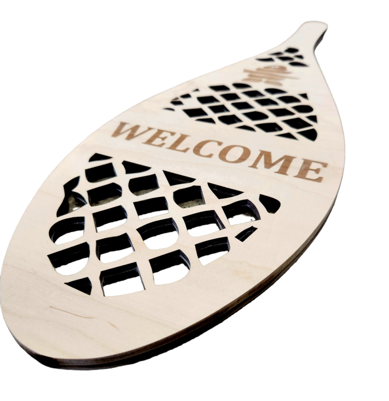 Snowshoe Personalized Sign 24&quot; x 8&quot; x 1/2&quot;