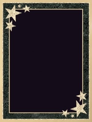 5&quot; x 7&quot; Black/Gold Brass Plated Steel Starburst Plaque Plate