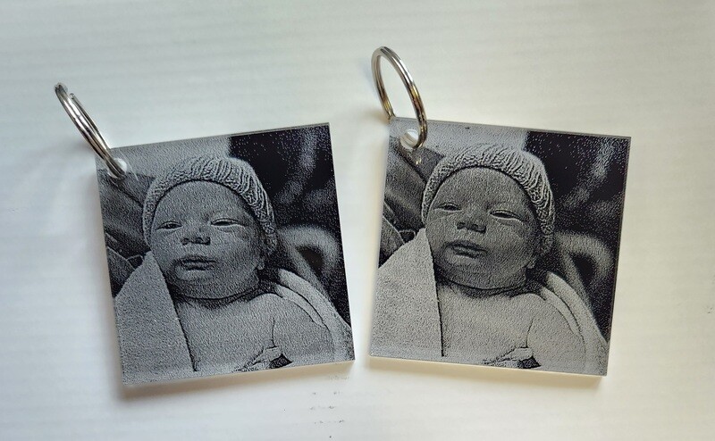 Photo Keychains laser engraved arcrylic