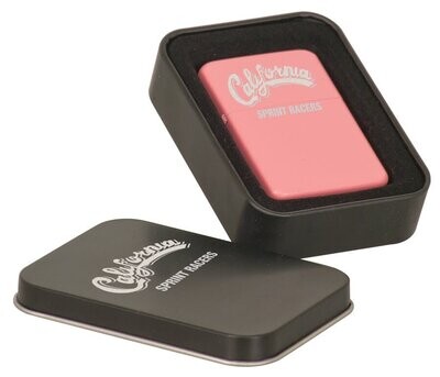 Matte Pink Lighter in Black Tin