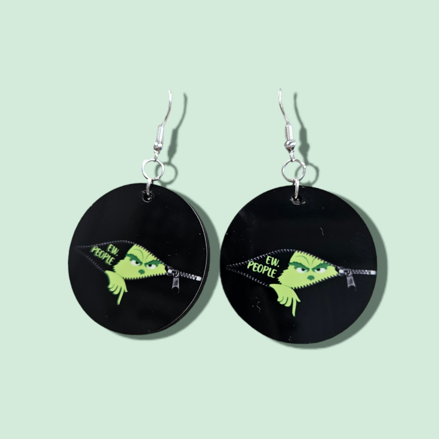 Ew People Grinch Dangle Earrings