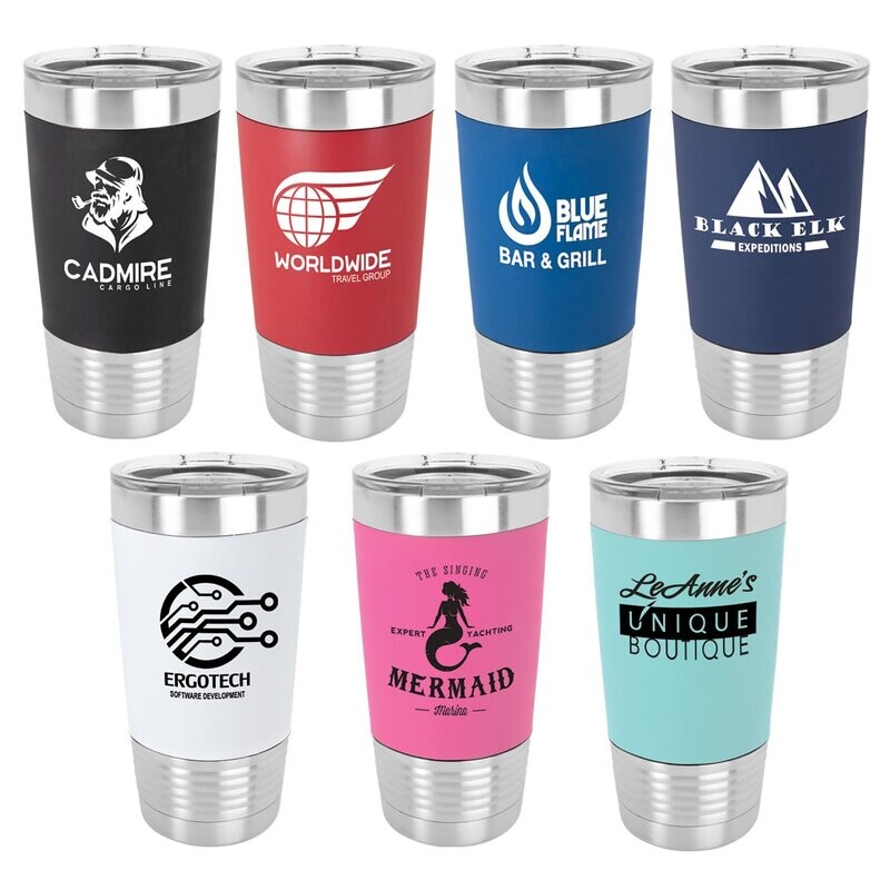 Polar Camel 20 oz. Silicone Grip Tumbler