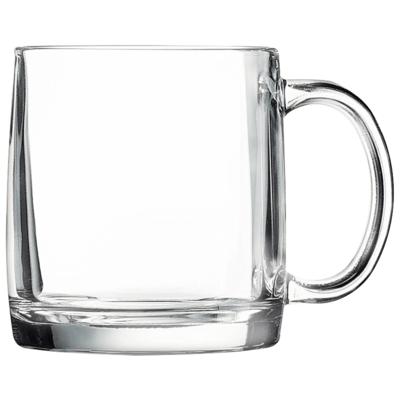 12 1/4 oz. Clear Coffee Mug
