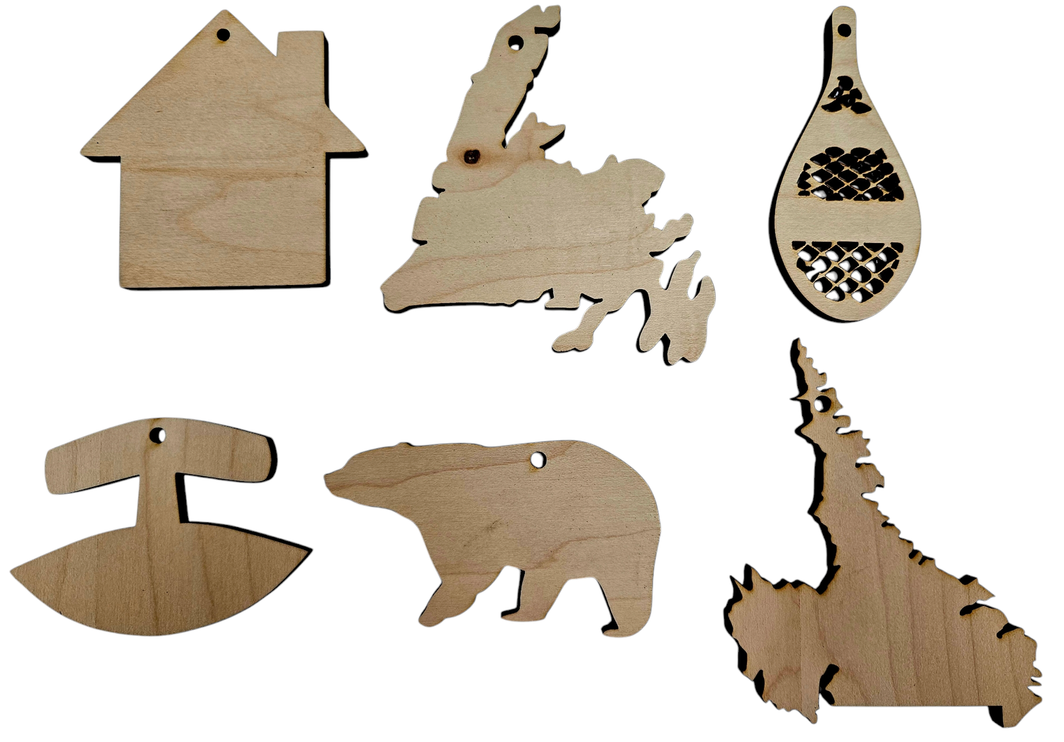 Custom laser cut shapes for crafting pack of 10 one shape