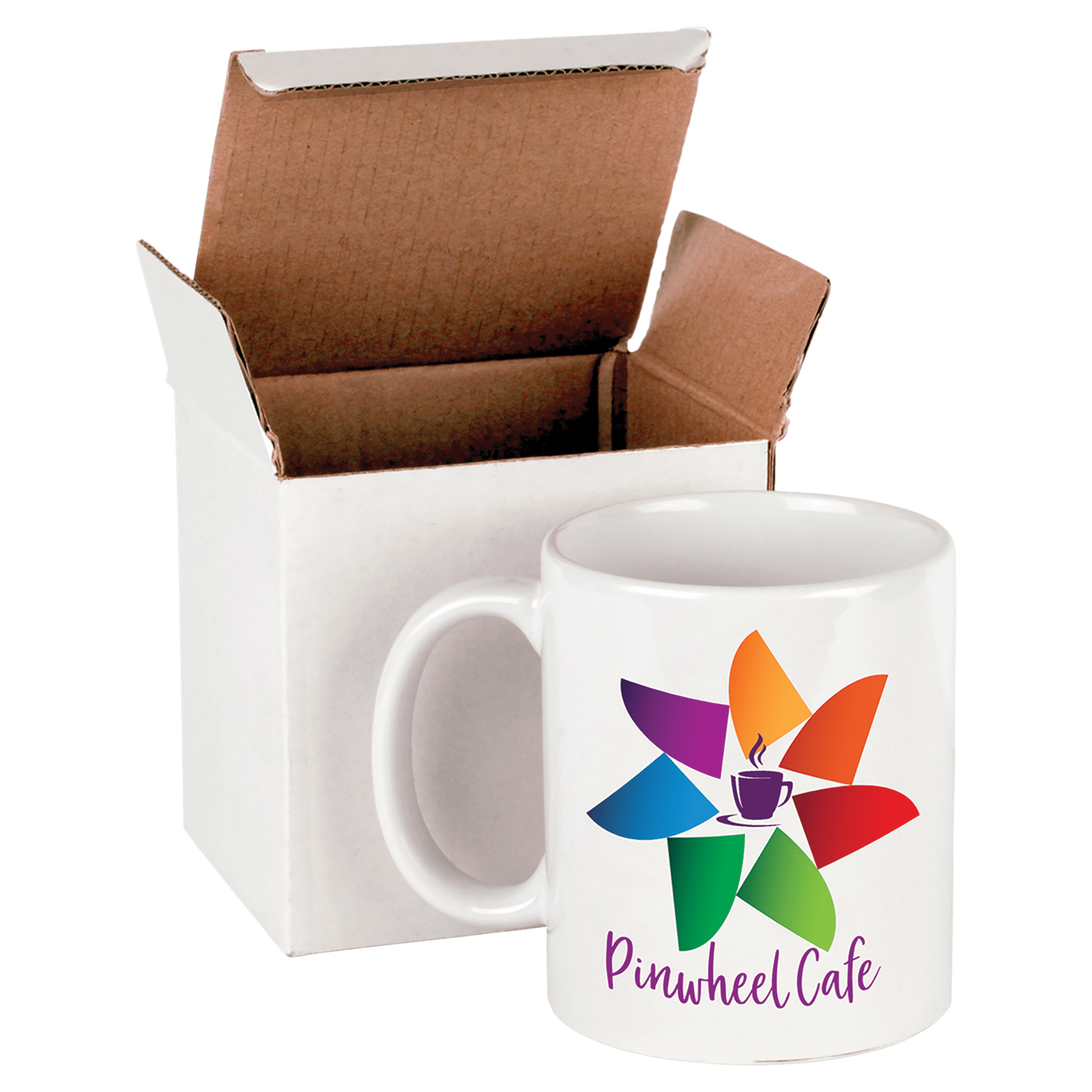11 oz. White Sublimatable Ceramic Mug with White Box
