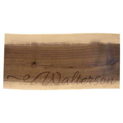 18&quot;x 8&quot; Black Walnut Cutting and Charcuterie Board