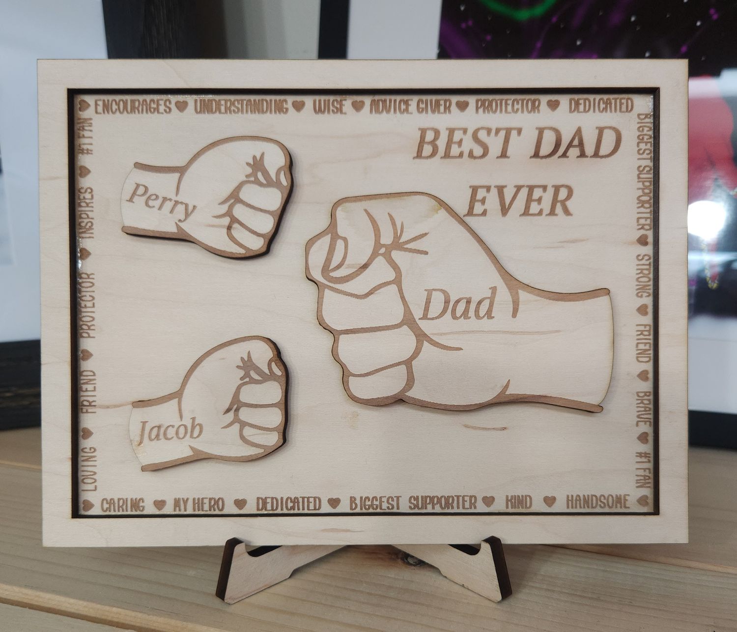 Fist Pump Sign Personalized